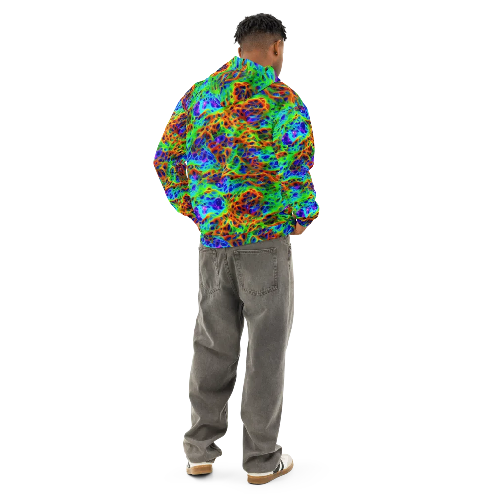 Cosmic Membrane on Cotton Hoodie — Back