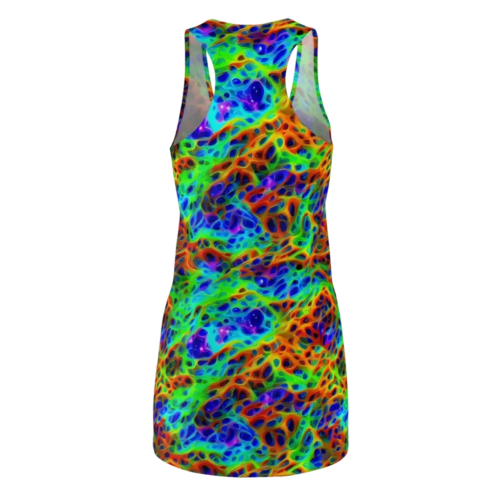 Cosmic Membrane on Racerback Dress — Back