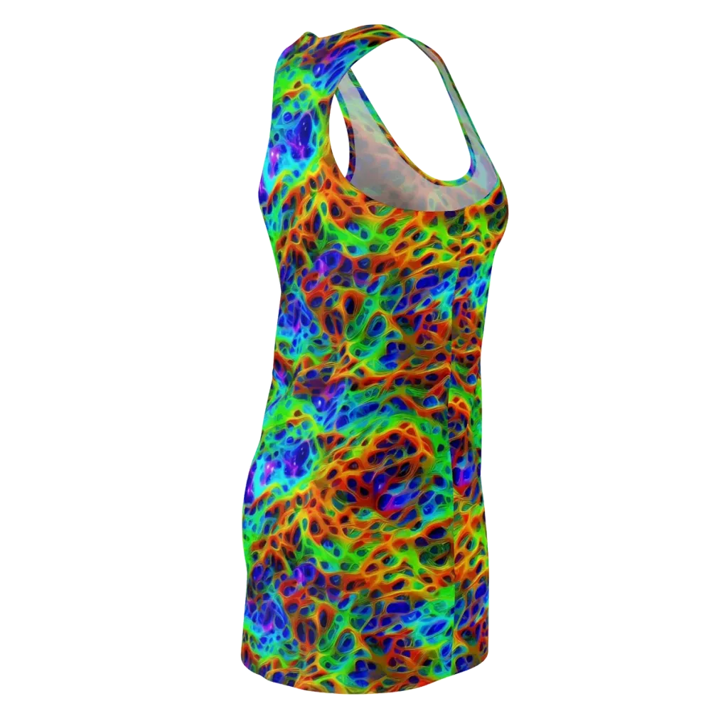 Cosmic Membrane on Racerback Dress — Back Side