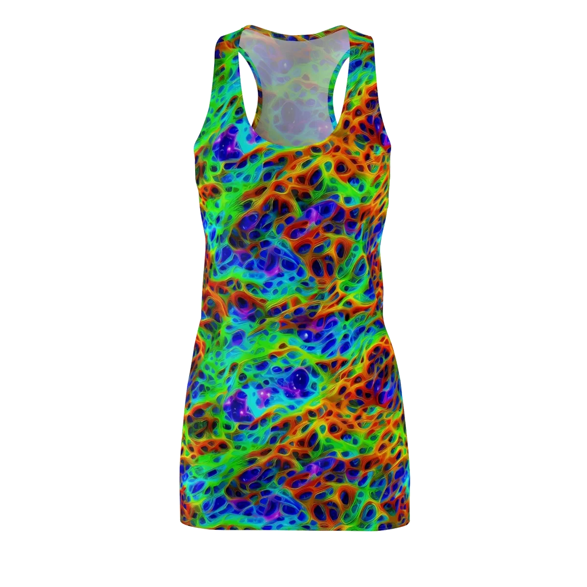 Cosmic Membrane on Racerback Dress — Front