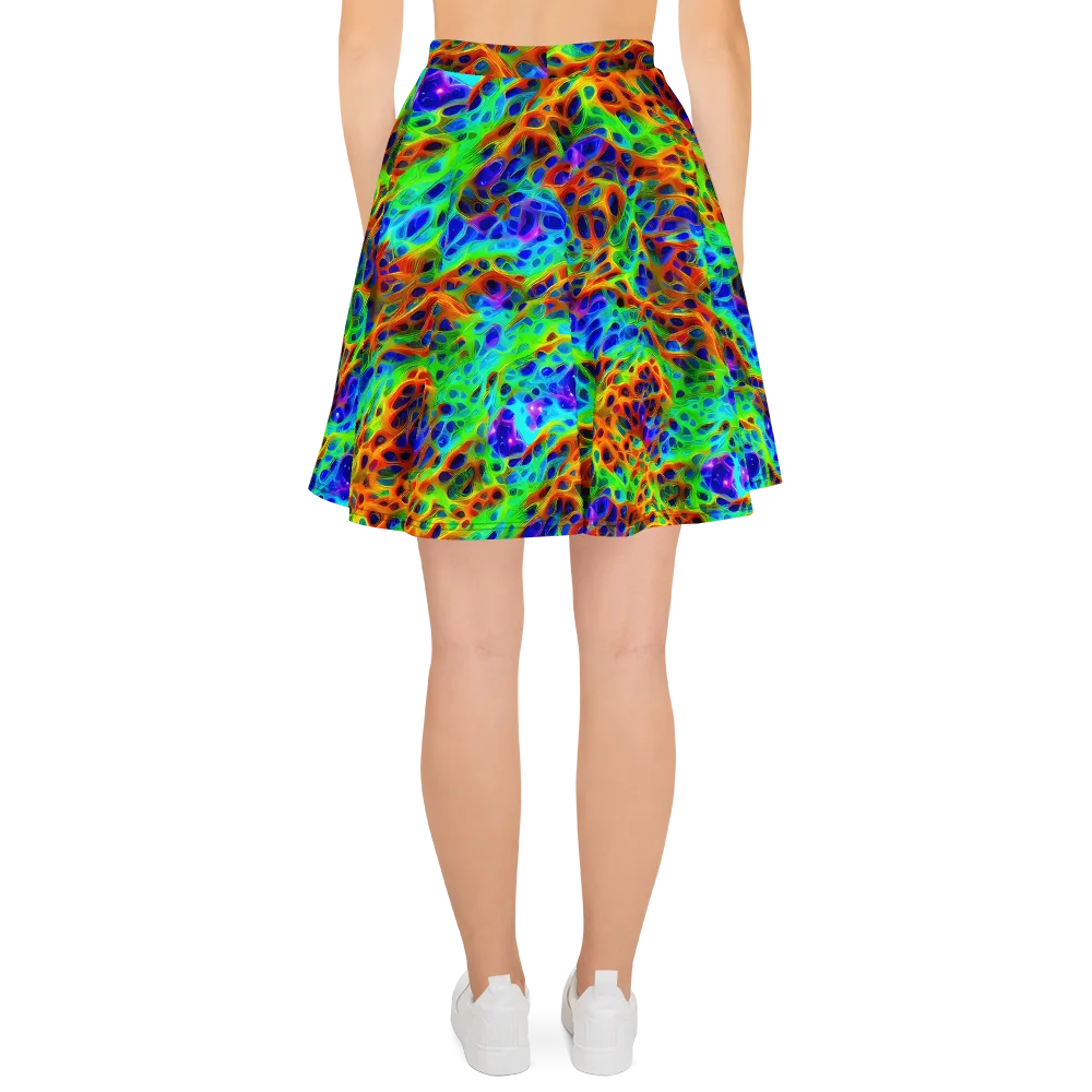 Cosmic Membrane on Skater Skirt — Back
