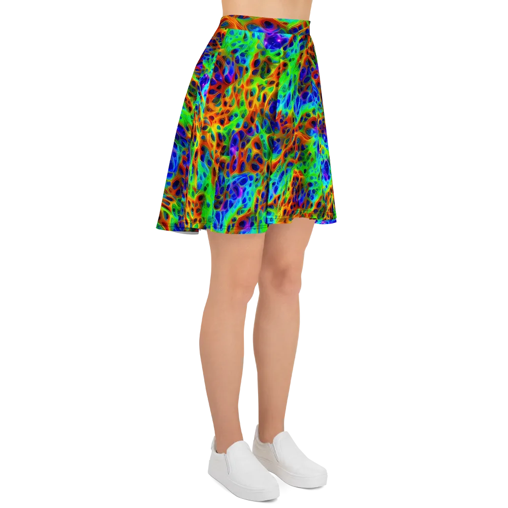 Cosmic Membrane on Skater Skirt — Right