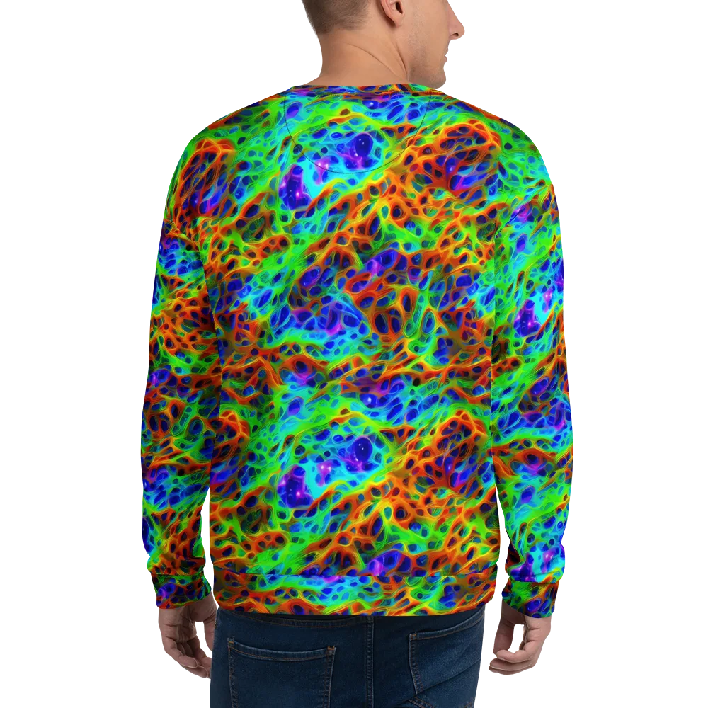 Cosmic Membrane on Sweatshirt — Back