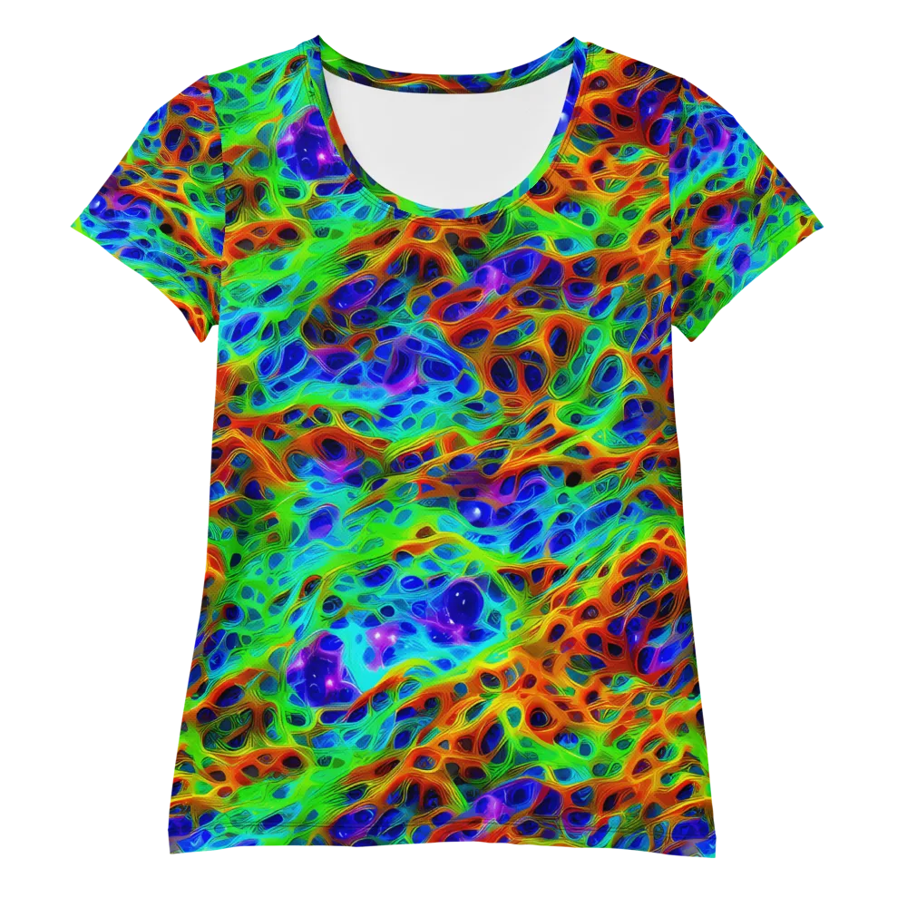 Cosmic Membrane on Women's Athletic T-Shirt — Front