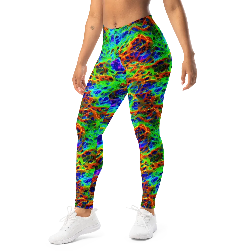 Cosmic Membrane on Leggings — Left Front