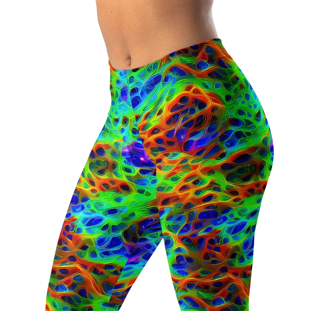 Cosmic Membrane on Leggings — Left Front