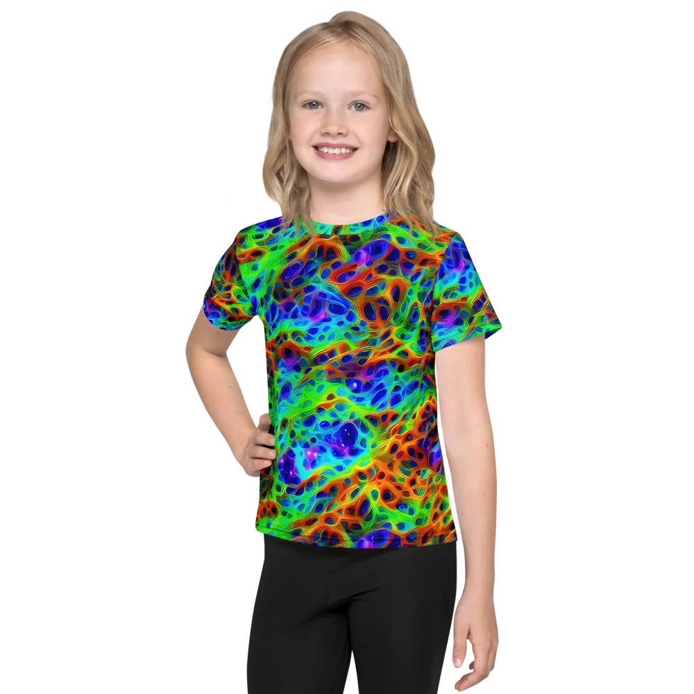 Cosmic Membrane on Kids Crew Neck T-Shirt — Front