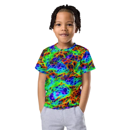 Cosmic Membrane on a Kids Crew Neck T-Shirt