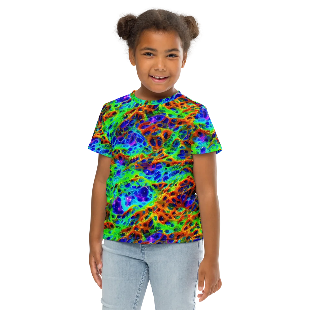 Cosmic Membrane on Kids Crew Neck T-Shirt — Front