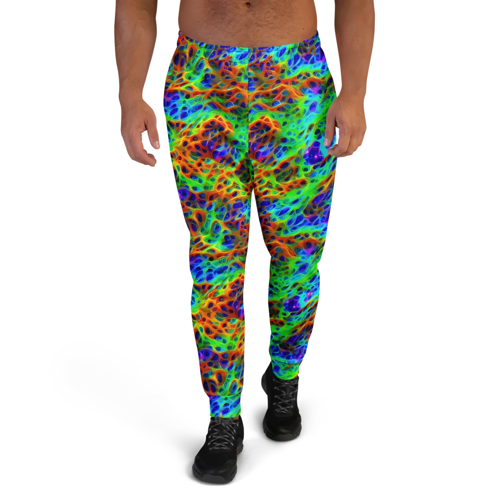 Cosmic Membrane on Men's Joggers — Front