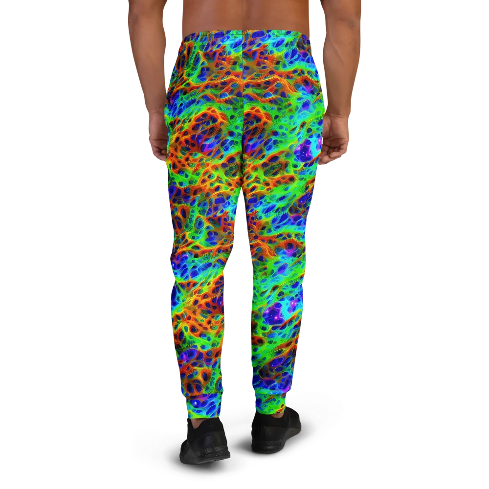 Cosmic Membrane on Men's Joggers — Back