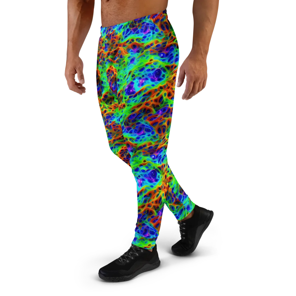 Cosmic Membrane on Men's Joggers — Left