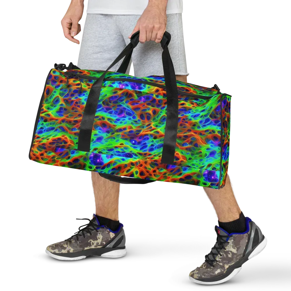 Cosmic Membrane on Duffle Bag — Front