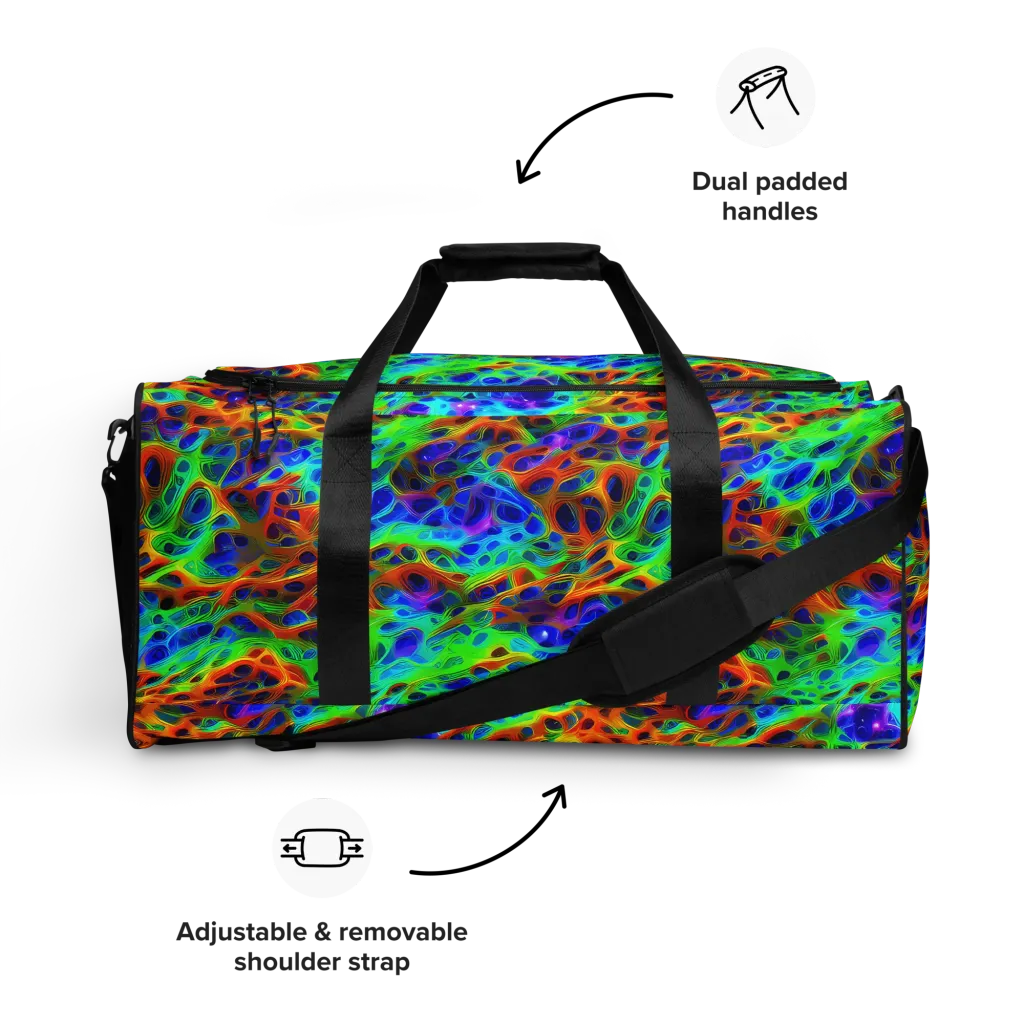 Cosmic Membrane on Duffle Bag — Front