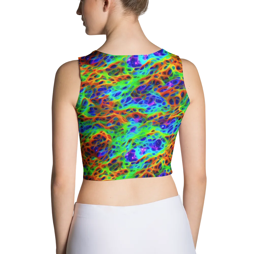 Cosmic Membrane on Crop Top — Back