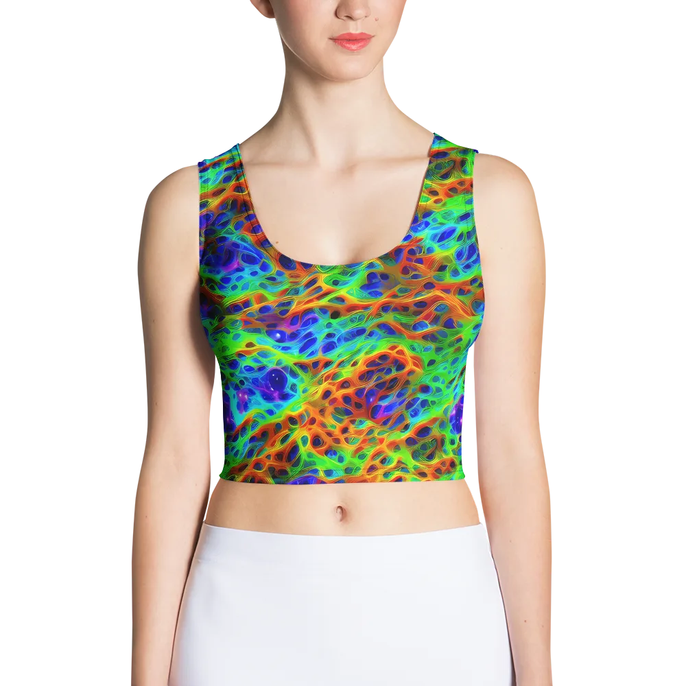 Cosmic Membrane on Crop Top — Front