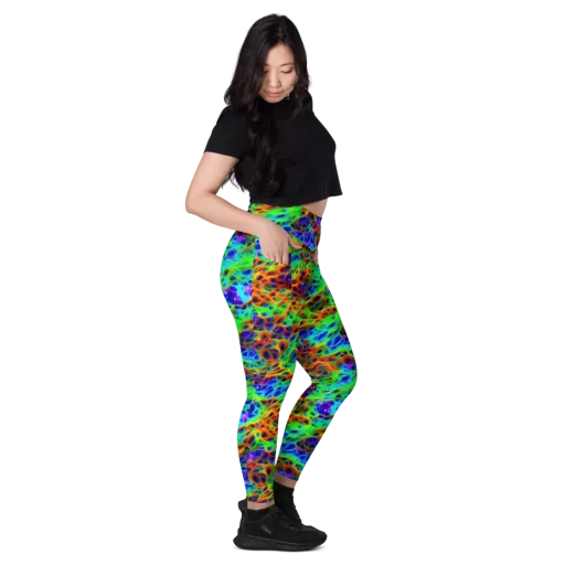 Cosmic Membrane on a Leggings with Pockets
