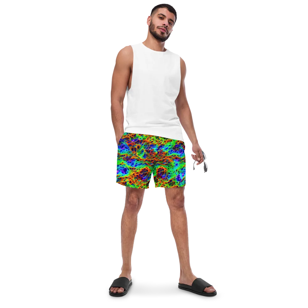 Cosmic Membrane on Swim Trunks — Front