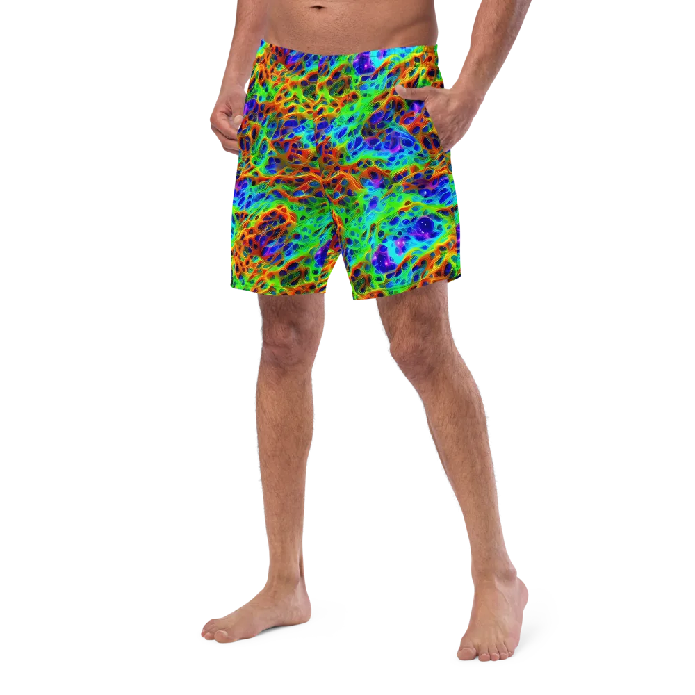 Cosmic Membrane on Swim Trunks — Left Front