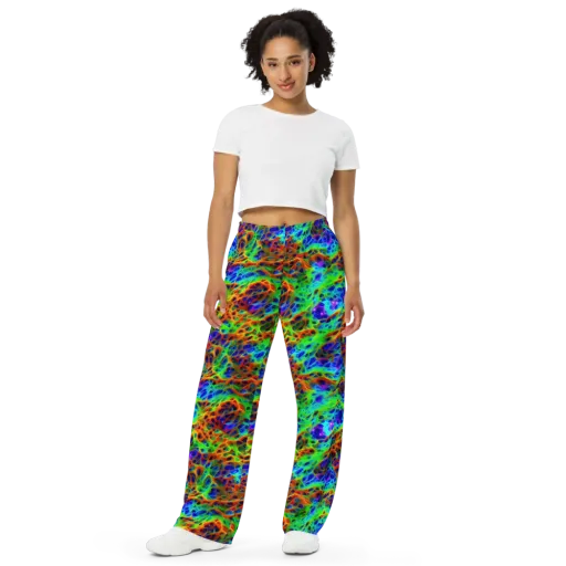 Cosmic Membrane on a Wide-Leg Pants