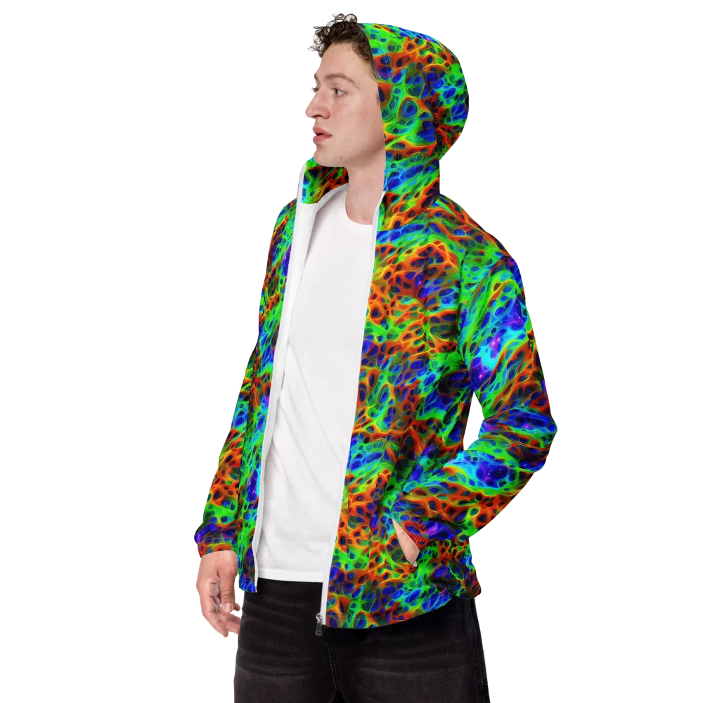 Cosmic Membrane on Men's Windbreaker — Left Front