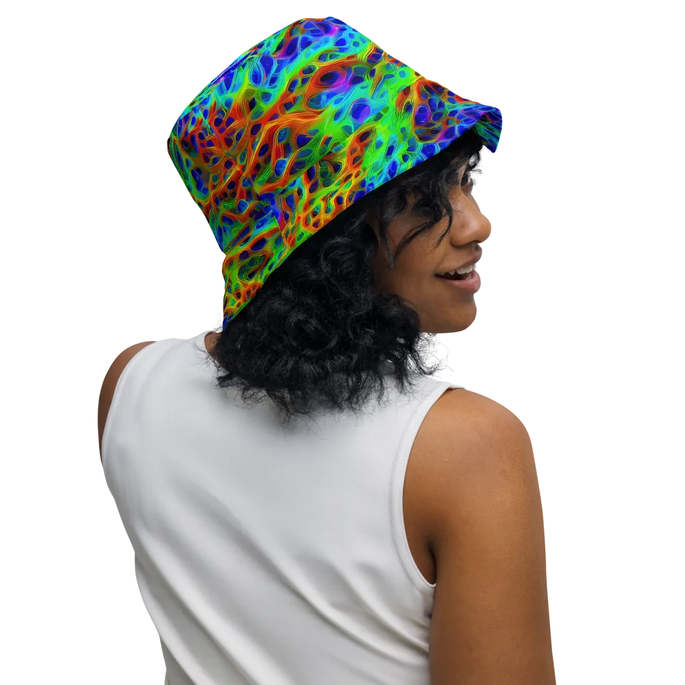 Cosmic Membrane on Reversible Bucket Hat — Right Outside