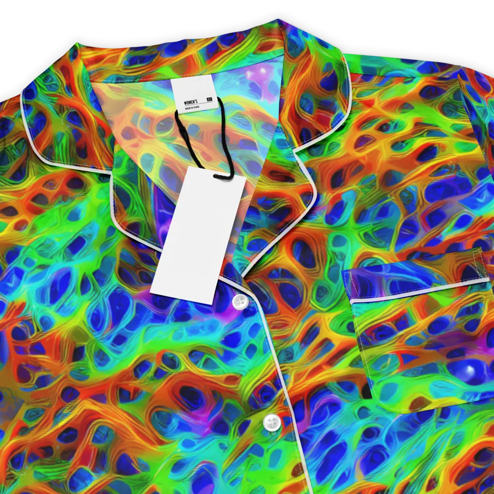 Cosmic Membrane on Women's Short Sleeve Pajama Top — Product details