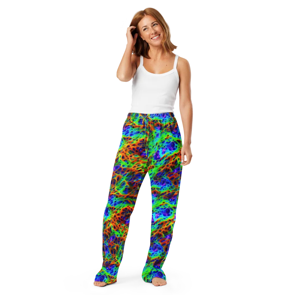 Cosmic Membrane on Women's Pajama Pants — Front