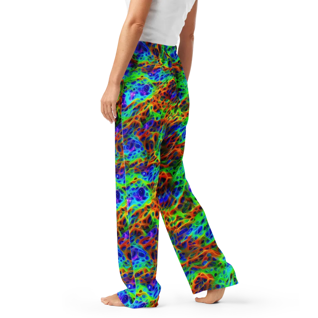Cosmic Membrane on Women's Pajama Pants — Left