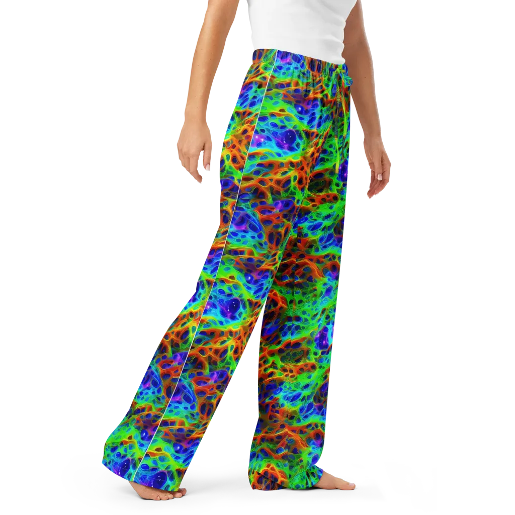 Cosmic Membrane on Women's Pajama Pants — Right Front