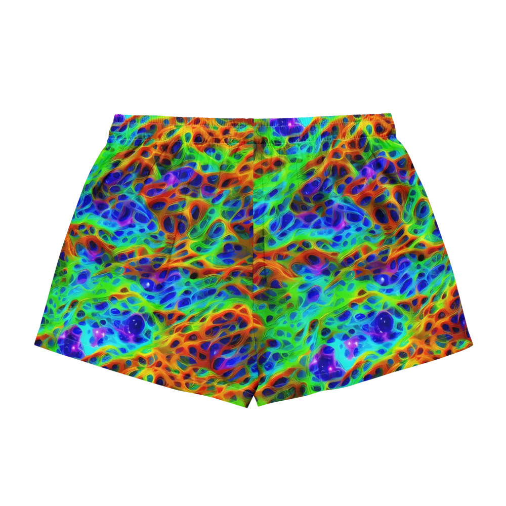 Cosmic Membrane on Women's Pajama Shorts — Back