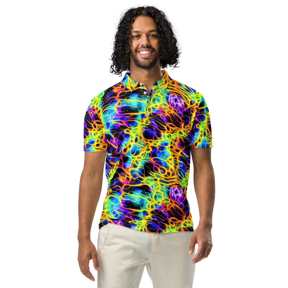 Solaris Mesh on Men's Slim Fit Polo Shirt — Front