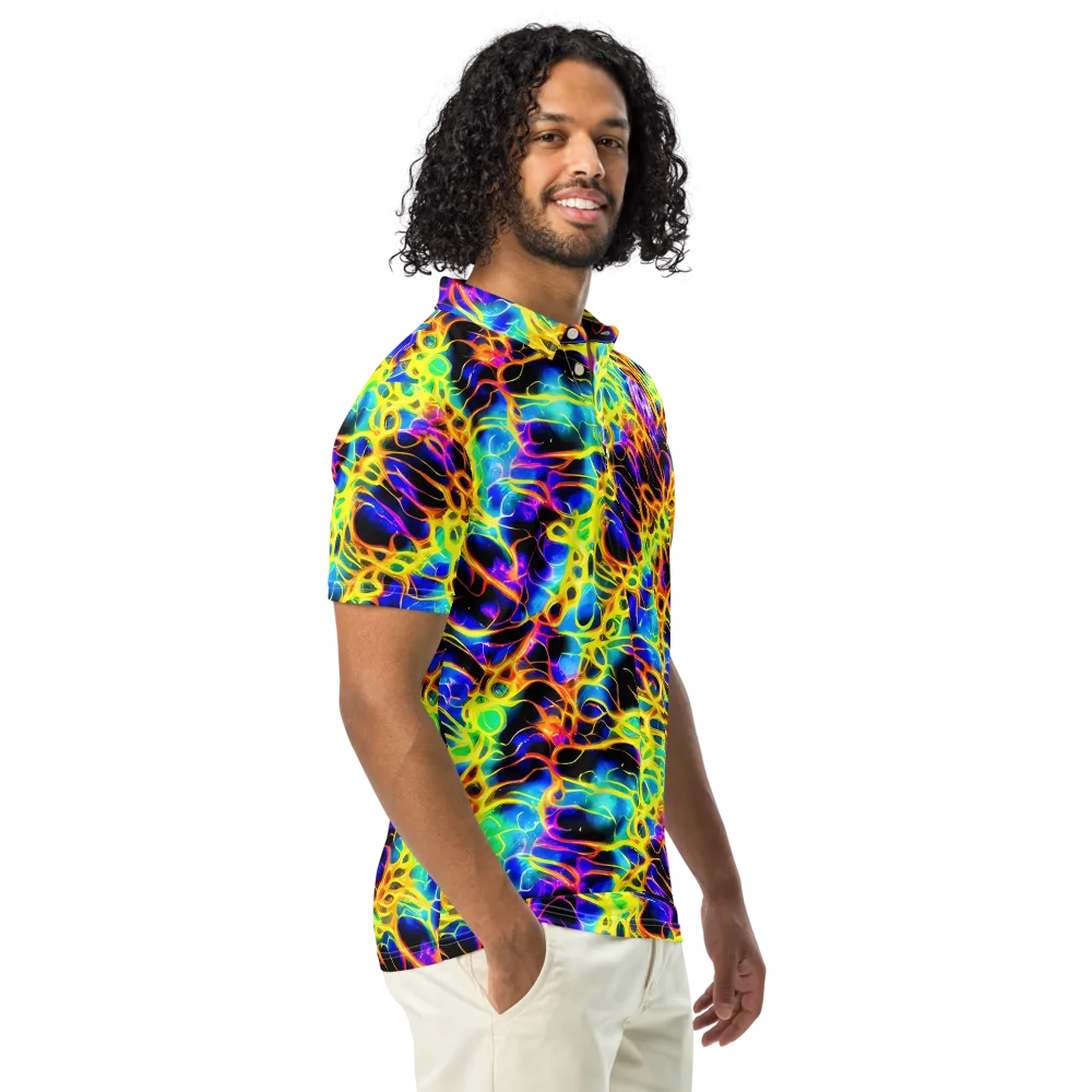 Solaris Mesh on Men's Slim Fit Polo Shirt — Right Front