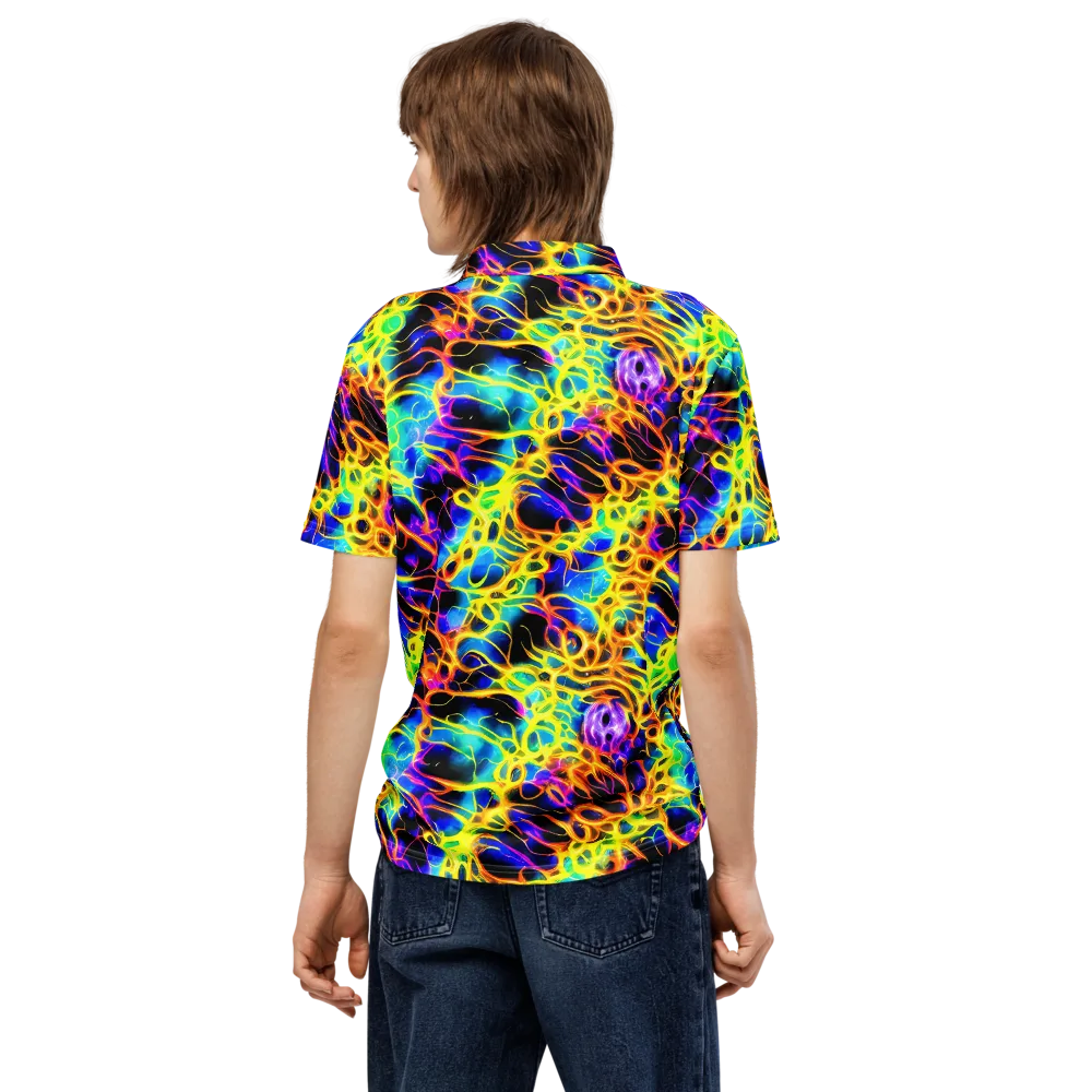 Solaris Mesh on Men's Slim Fit Polo Shirt — Back