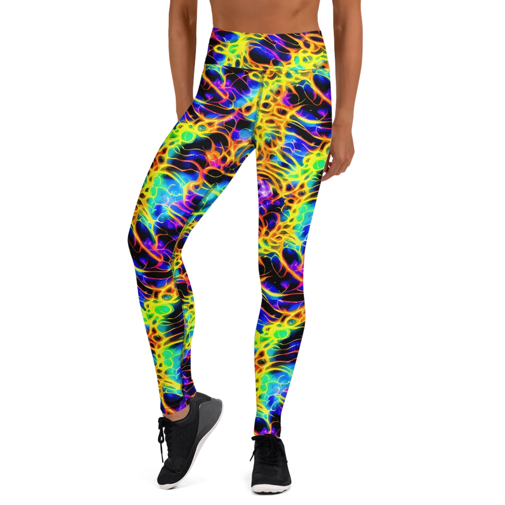 Solaris Mesh on Yoga Leggings — Front