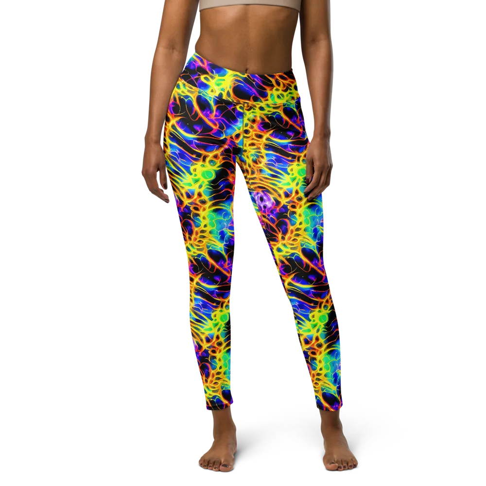 Solaris Mesh on Yoga Leggings — Front