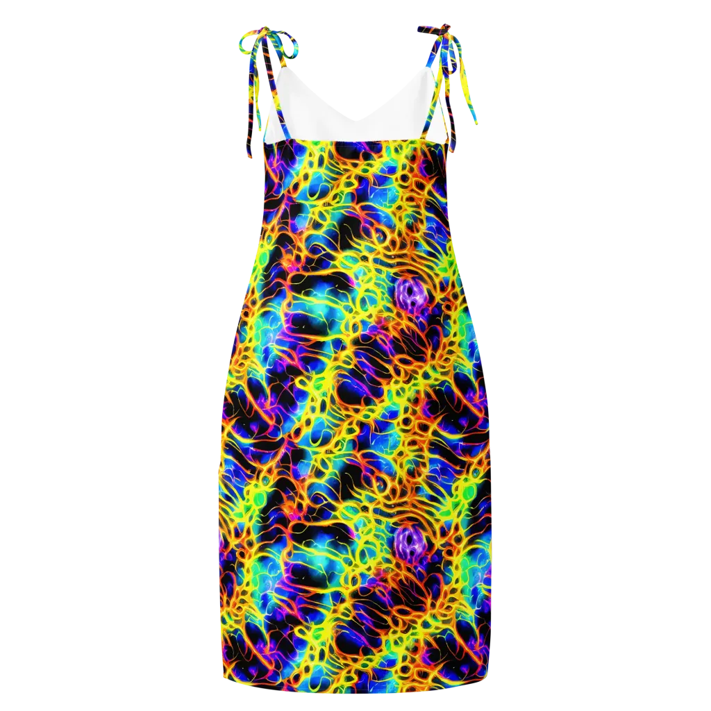 Solaris Mesh on Slip Dress — Back