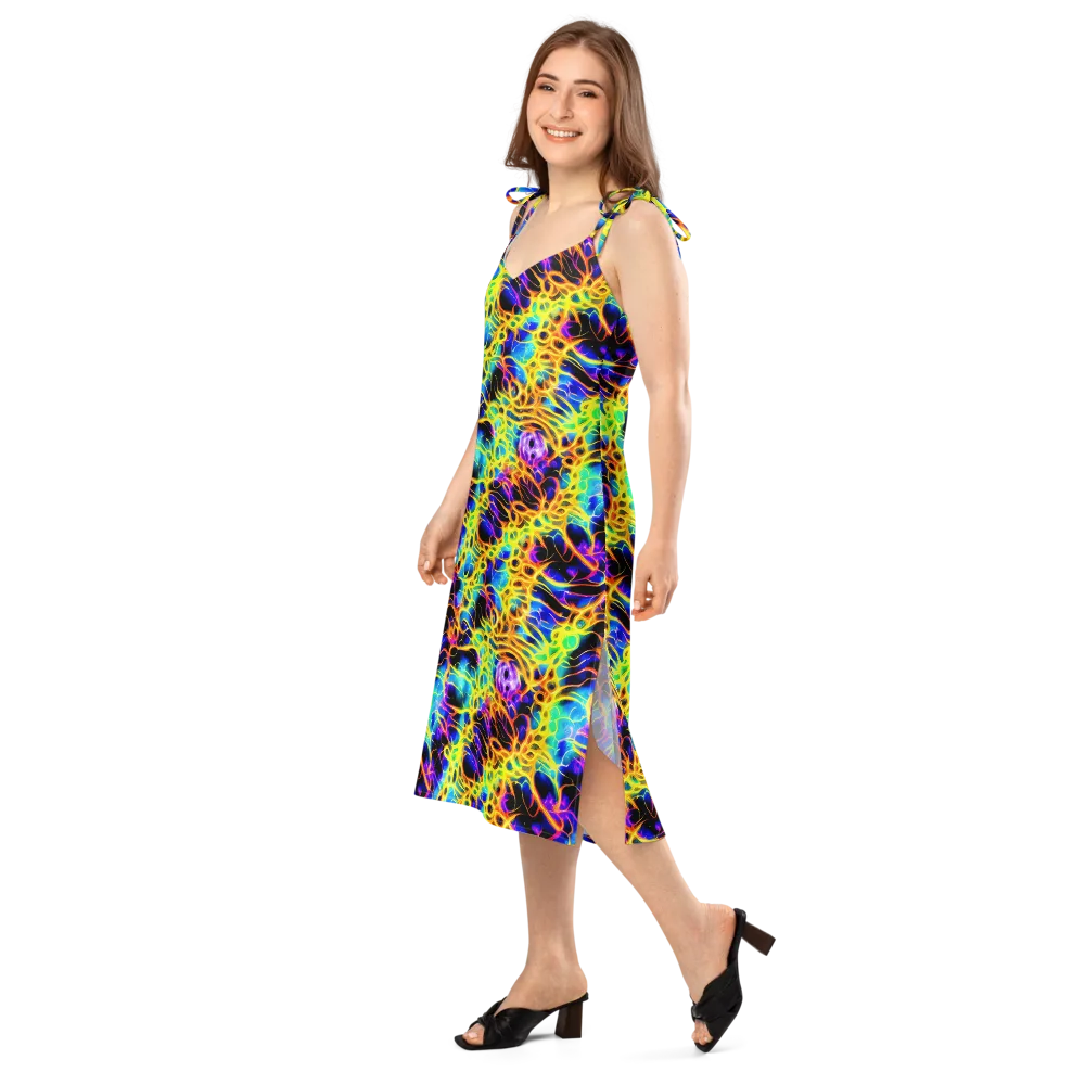 Solaris Mesh on Slip Dress — Left Front