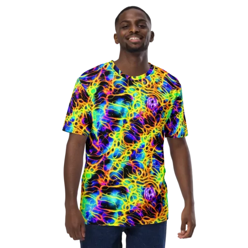 Solaris Mesh on a Men's Crew Neck T-Shirt