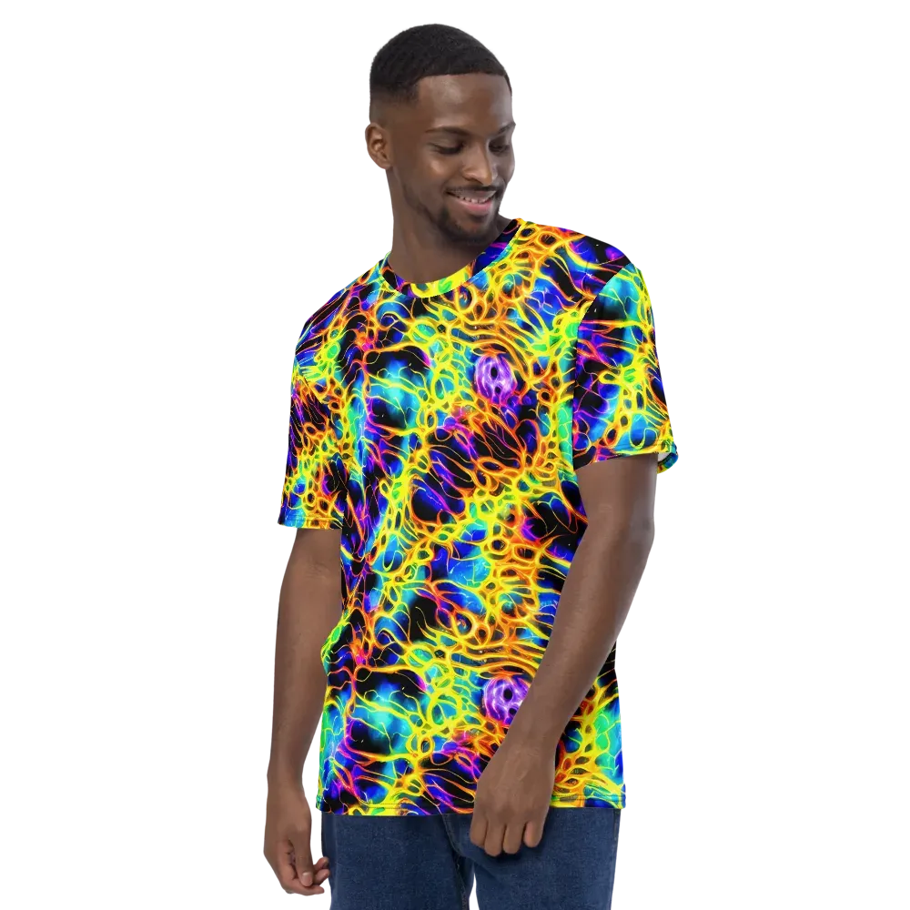 Solaris Mesh on Men's Crew Neck T-Shirt — Left
