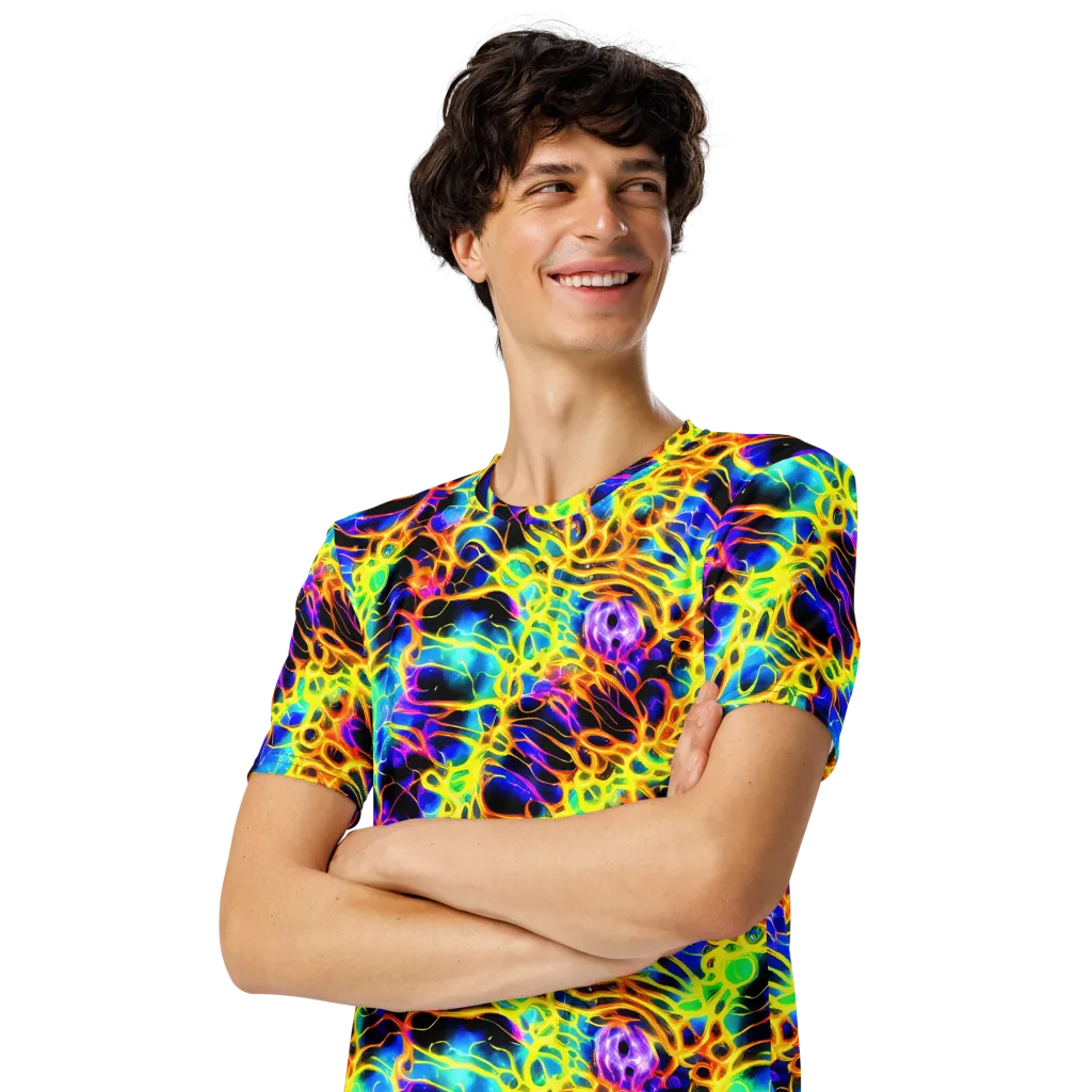 Solaris Mesh on Men's Crew Neck T-Shirt — Left Front