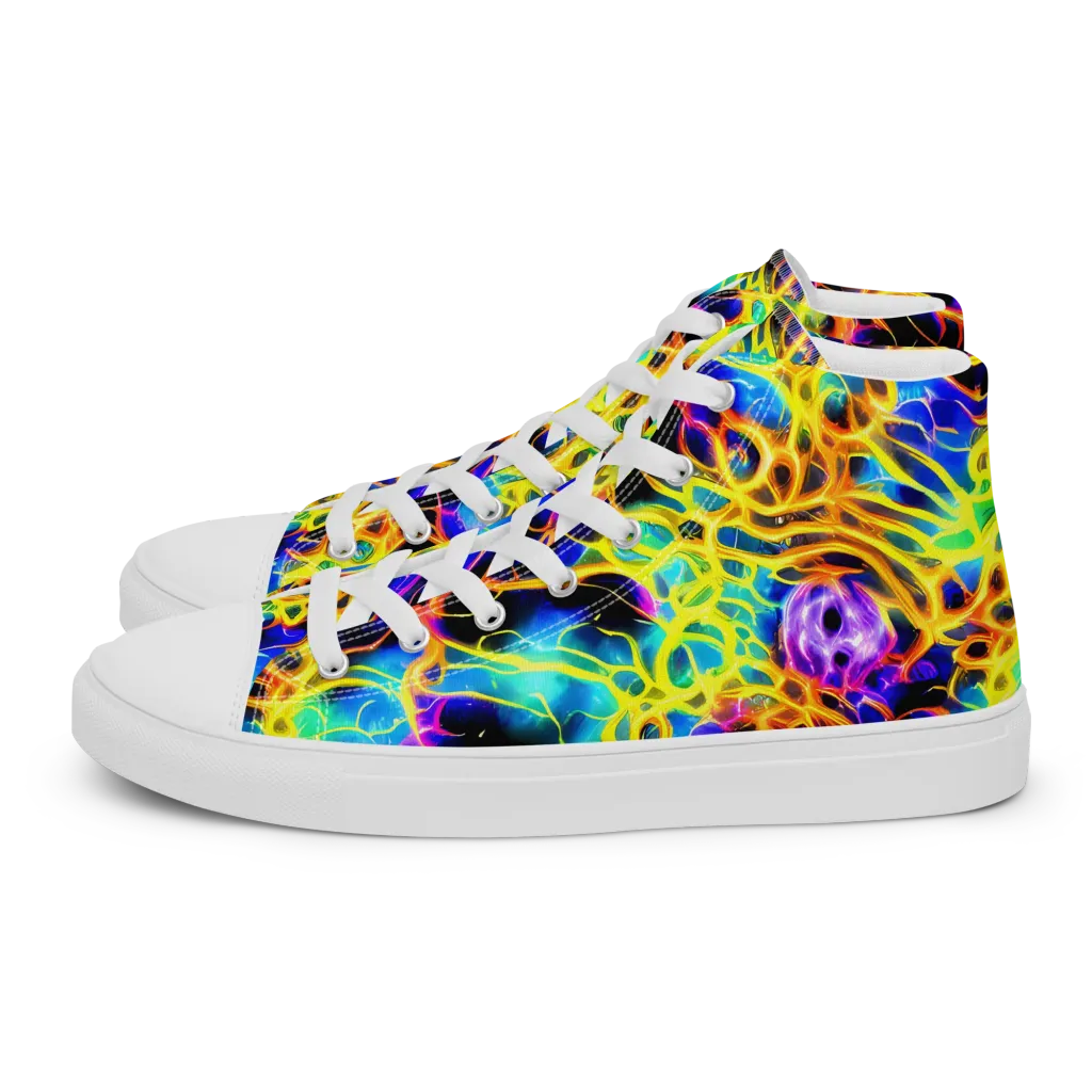 Solaris Mesh on Men's High Top Canvas Shoes — Left