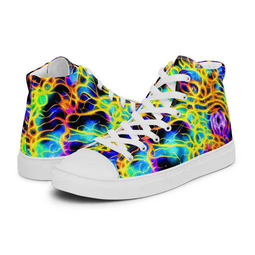 Solaris Mesh on a Men's High Top Canvas Shoes