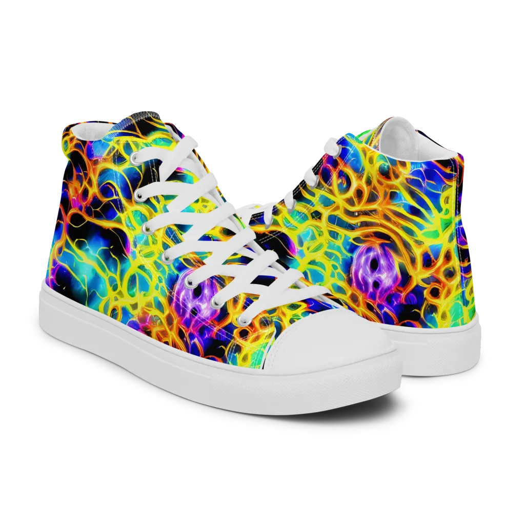 Solaris Mesh on Men's High Top Canvas Shoes — Right