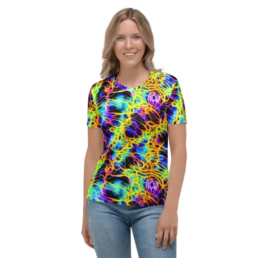 Solaris Mesh on a Women's Crew Neck T-Shirt