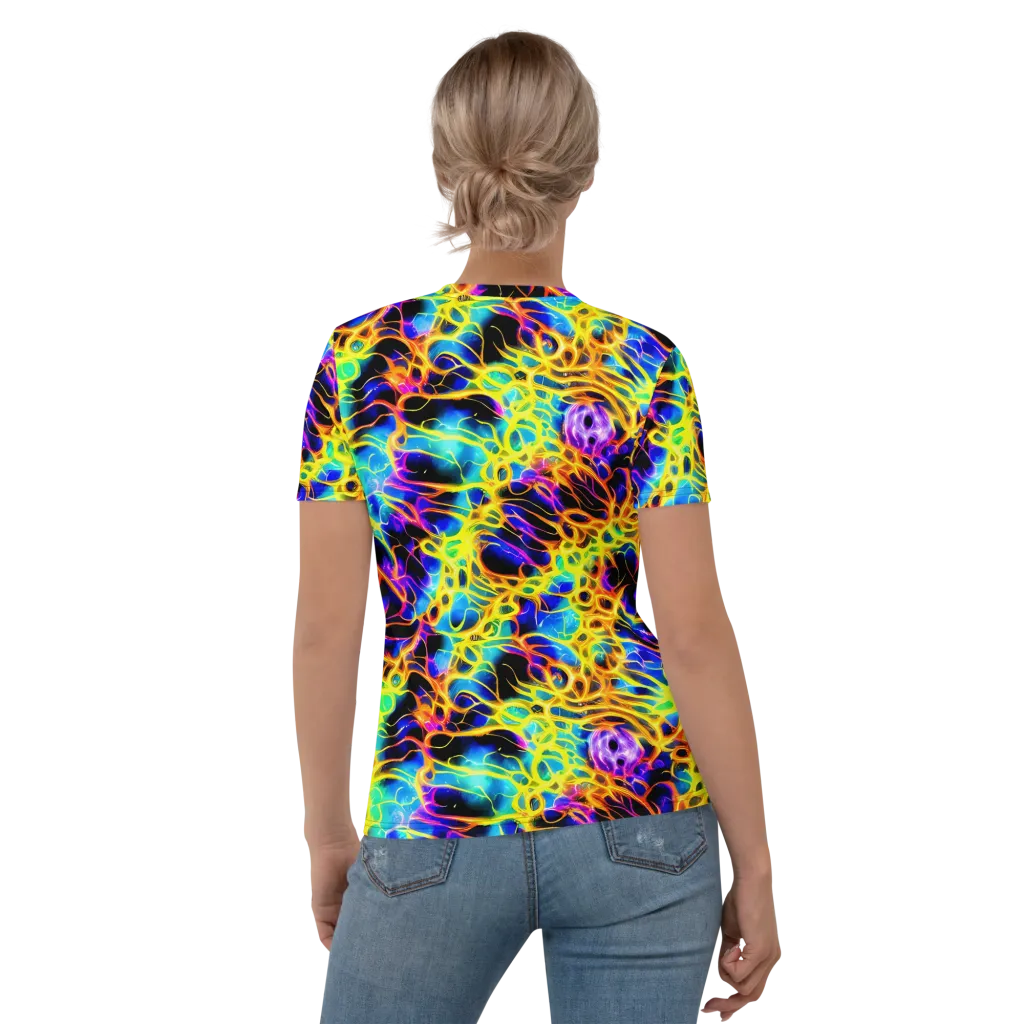 Solaris Mesh on Women's Crew Neck T-Shirt — Back