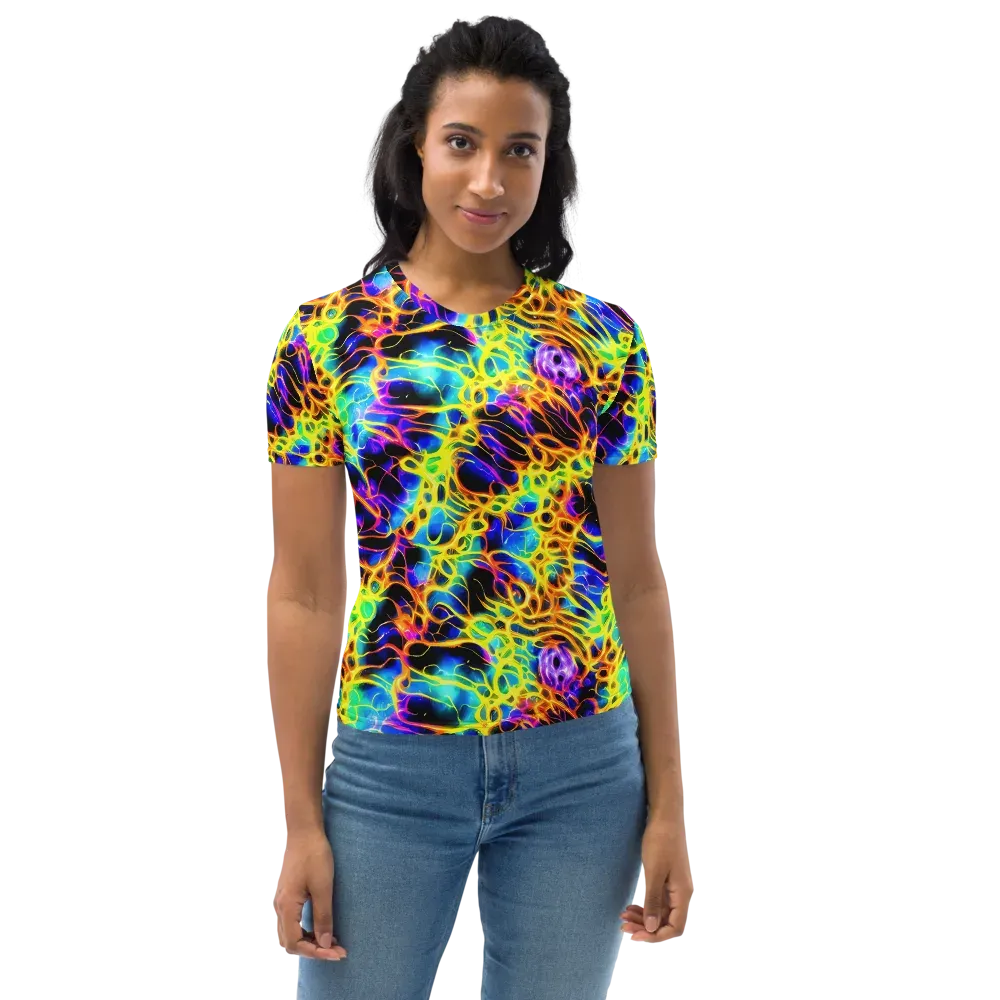 Solaris Mesh on Women's Crew Neck T-Shirt — Front
