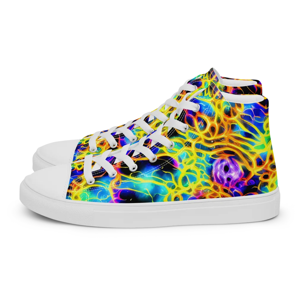 Solaris Mesh on Women's High Top Canvas Shoes — Left