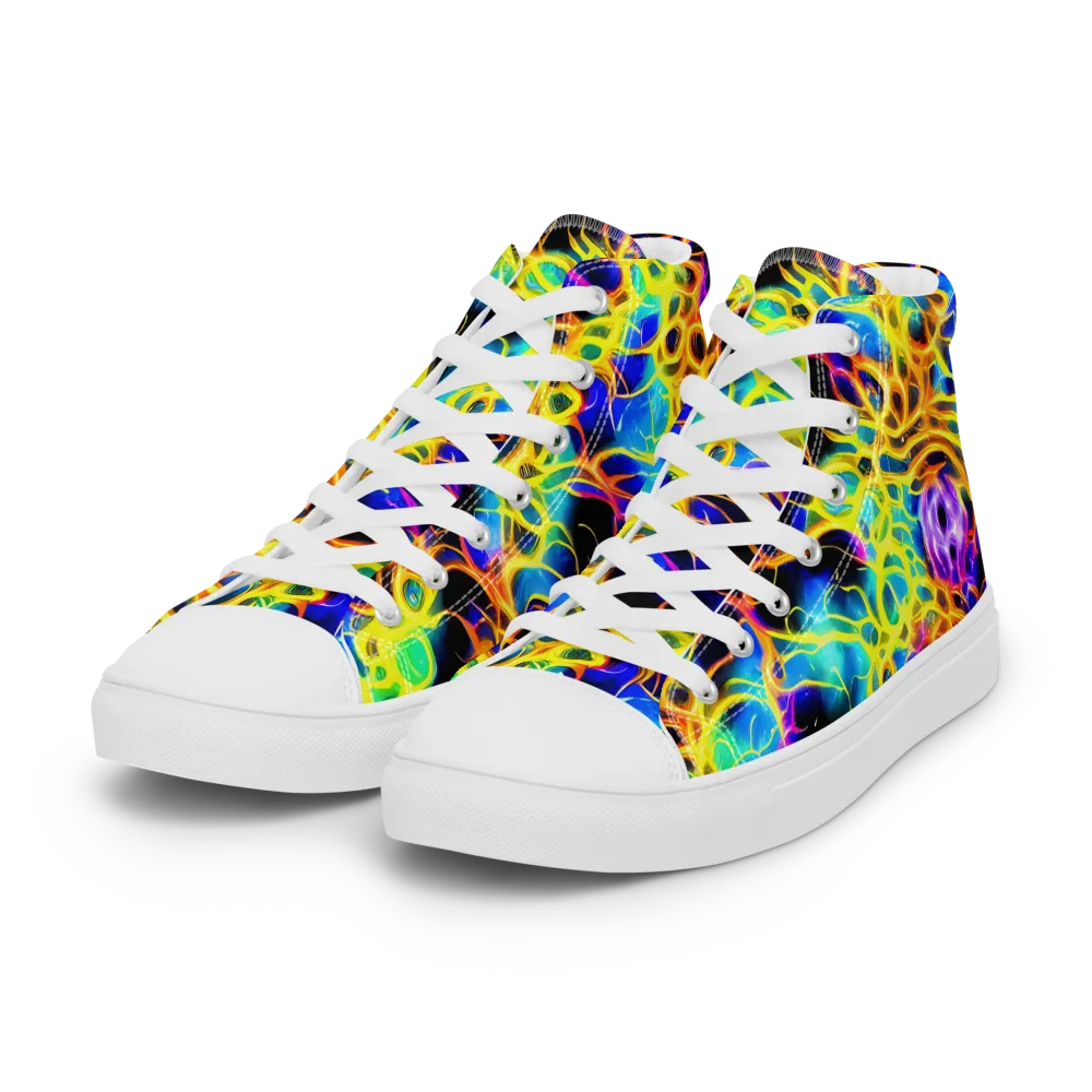 Solaris Mesh on Women's High Top Canvas Shoes — Left Front