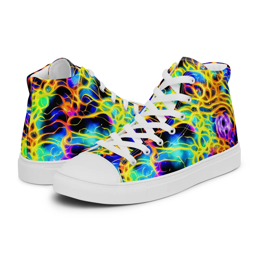 Solaris Mesh on Women's High Top Canvas Shoes — Left